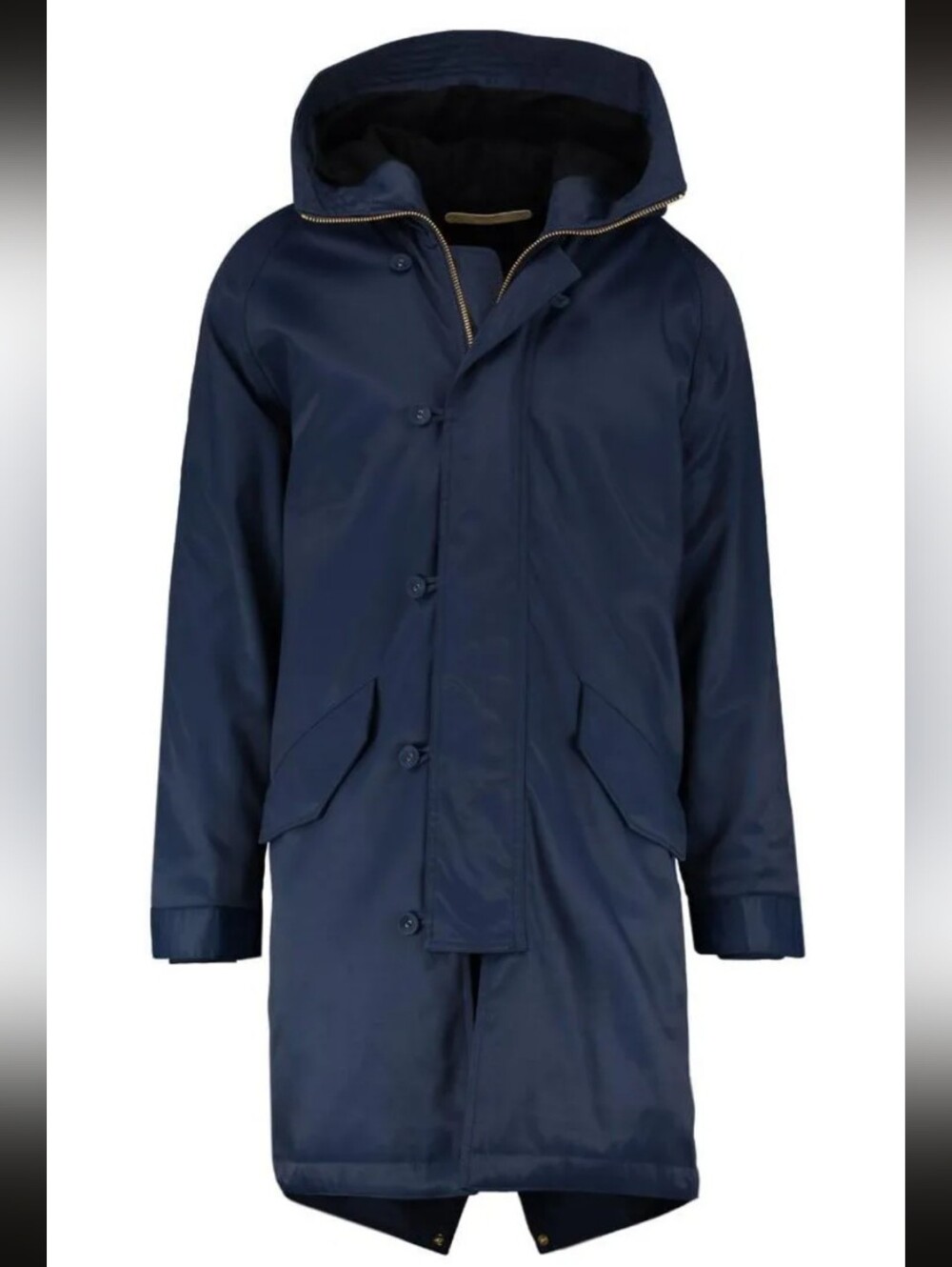 Rare Whyred Men's Highboy Winter Parka Navy Blue Sz48 Medium Swedish Luxury